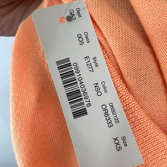 NWT J. Crew Orange Wool Blend Round Neck Long Sleeve Tippi Sweater Size XXS - Picture 7 of 7